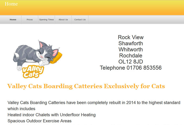 Valley Cats Boarding Catteries - British Cattery Directory